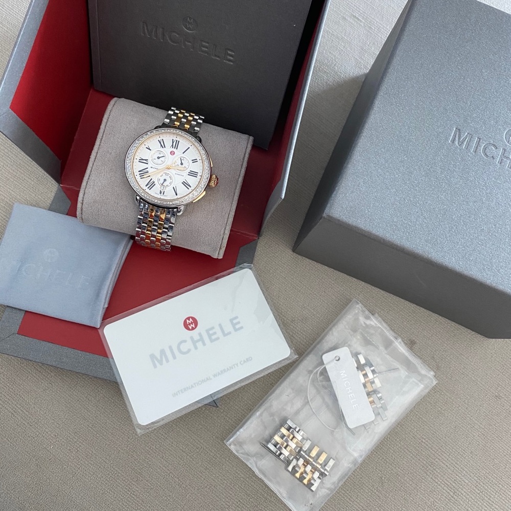 MICHELE
18mm Serein Diamond Two-Tone Watch